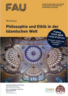 Zum Artikel "Workshop: Philosophie und Ethik in der Islamischen Welt am 19.07.24"